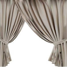 grey curtain N3
