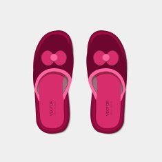 Vector modern flippers on gray