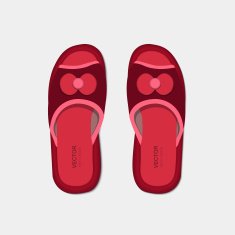Vector modern flippers on gray bakground N5