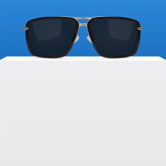 Abstract background with realistic sunglasses N2