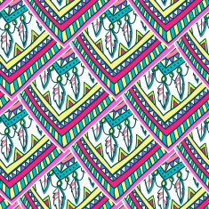 Ethno romb pattern N4