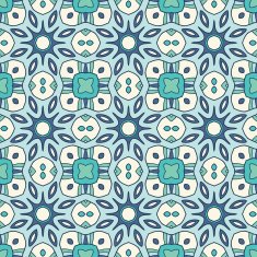 Seamless ornate geometric pattern N4