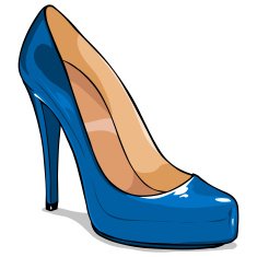 Vector Cartoon Womens Shoes N5