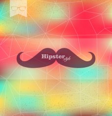 Colorful Hipster abstract background