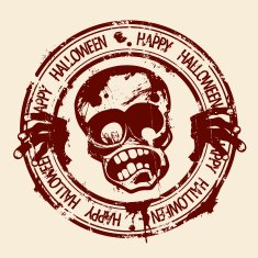Happy Halloween stamp