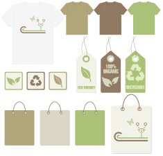 Recycle theme apparel and accessories