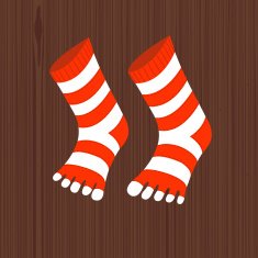 Left and right foot
