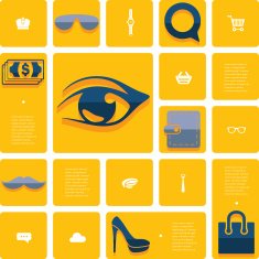 fashion flat infographic N110