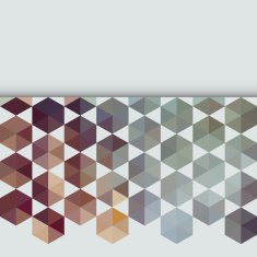 Retro pattern of geometric shapes N36