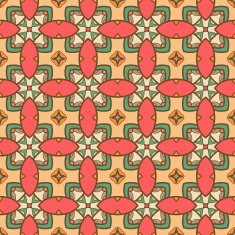 Seamless ornate geometric pattern abstract background N3