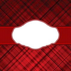 Wallace tartan red vintage card background EPS 8