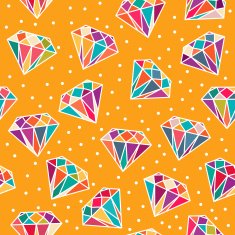 Seamless Pattern with Diamonds N8