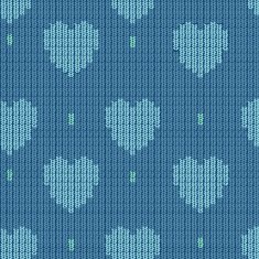 knitted background with hearts N2