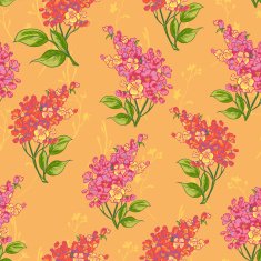 Seamless background with bouquets of wildflowers N11