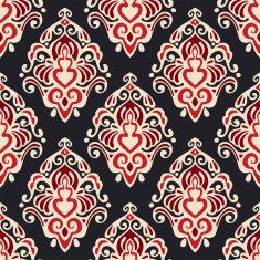 Damask seamless vector N3