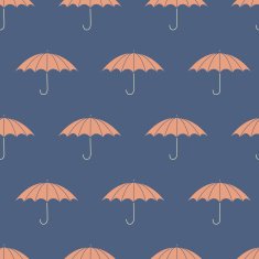 Seamless pattern with umbrella's N2