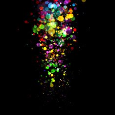 Flowing colors abstract background