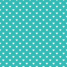 Romantic seamless pattern with hearts Vector illustration Background N11