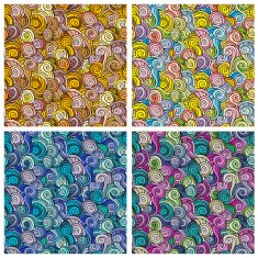 Waves and curls patterns set N2