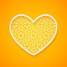 Abstract Heart Silhouette N2