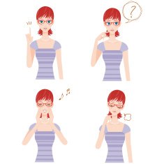 Woman of various poses N2