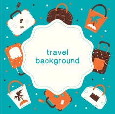 Summertime vacations and traveling background N3