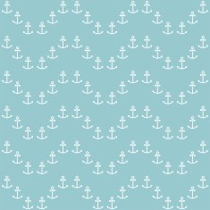 Seamless sea pattern with anchors