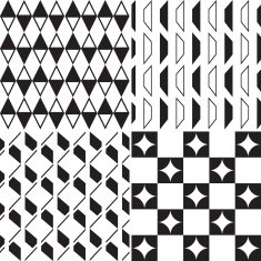 abstract seamless pattern black and white N2
