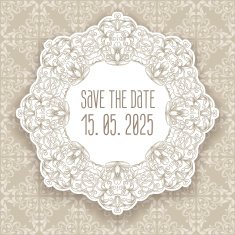 Vector vintage border frame N3