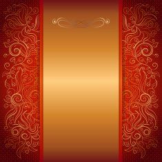 red royal invitation card