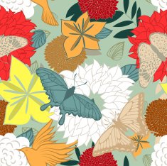Seamless Floral Pattern N702