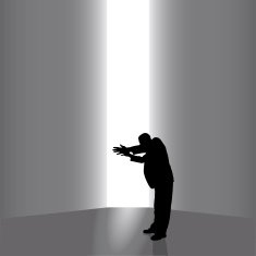 Vector silhouettes of businessman N24