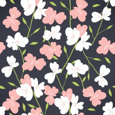 Seamless pattern with flowers N46