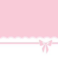 bow and lace border
