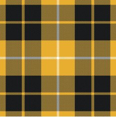 Vector Classic Yellow and Gray Plaid Fabric