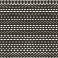 Abstract seamless tribal vector background Black and white illustration