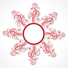creative floral design background stock vector