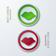 Vector modern circle icons N13