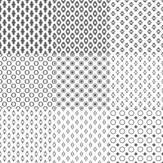 Simple Geometric Seamless Pattern Background Vector