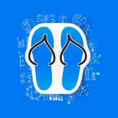 Drawing business formulas slippers N16