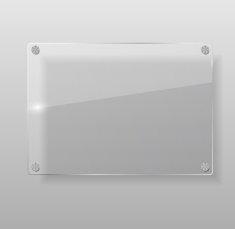 Realistic Glass Frames Vector Illustration N21
