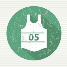 Sport t-shirt sign vector
