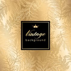 Abstract vintage seamless damask pattern N41
