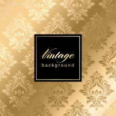 Abstract vintage seamless damask pattern N42