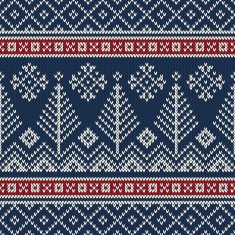 Christmas Sweater Design Seamless Knitting Pattern N5
