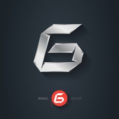 Letter G Vector silver font Elegant Template for company logo N2