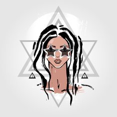 Woman Portrait Fashion Illustration N5