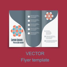 Brochures design for social infographic diagram presentation N23