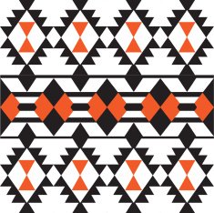 ethnic geometric seamless vector pattern