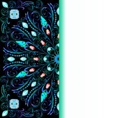background with circular ornament and space for text N2